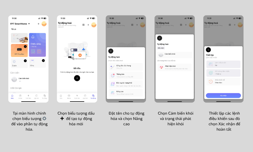 Hướng dẫn sử dụng Cảm Biến Khói