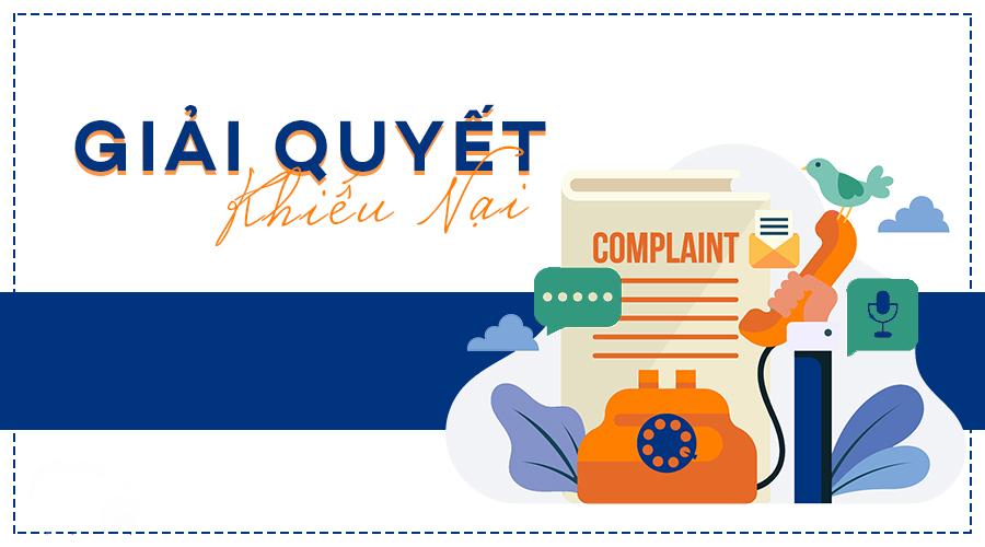 Chính sách xử lý khiếu nại