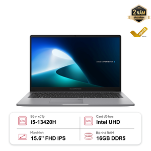 Laptop ASUS ExpertBook P1 P1503CVA-i516-50W (i5-13420H | 16GB | 512GB | Intel UHD | 15.6' FHD | Win 11)